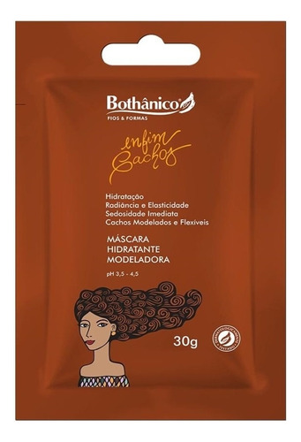 Sachê Máscara Hidrat. Modeladora Enfim Cachos 30g Bothânico