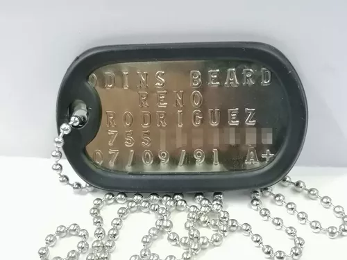 Chapas militares DOG-TAG personalizadas