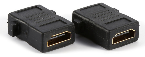 Hdmi Chapado En Oro De Doble Puerto Con Placa De Pared Ether