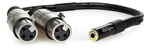 Cabo P2 Femea Para 2 Xlr Femea - 2 Mt