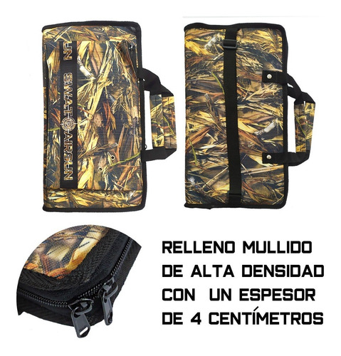 Imagen 4 de 10 de Funda Pistola 40 Cm Estuche Acolchado Premium Swat Airguns