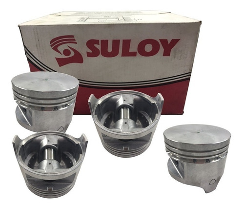 Kit 4 Pistao Com Anel Opala 4cc Gasolina 1973 Até 1992 Std