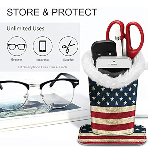 Fintie Estuche Para Gafas Con Forro Felpa Cierre Magnetico