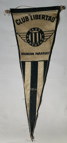 Antiguo Banderín Club Libertad Paraguay, Fútbol Tela, Bu2