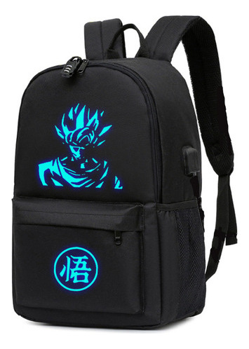 Mochila Wukong Luminosa Usb Dragon Ball Series