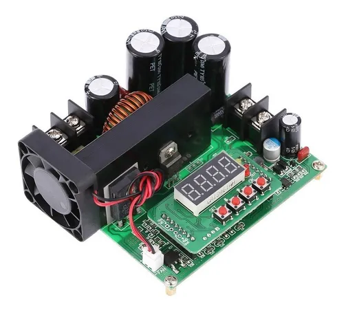 Booster Step Up Dc-dc 900w 120v 15a Con Display Y Selector
