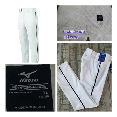 Pantalon Beisbol Mizuno Original Talla  26-28