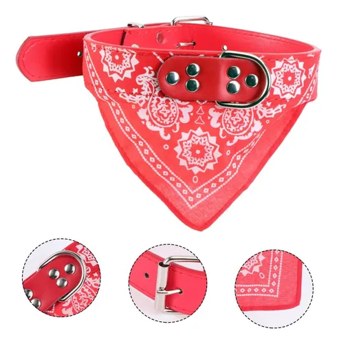 Collar Pañoleta Mascotas Perros Cachorros Bufanda Ajustable