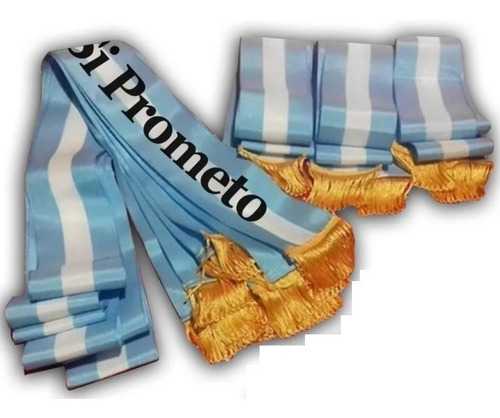  Banda Promesa A La Bandera Personalizada X10