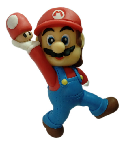 Mario Bros. Personajes. 13 Cm Porcelana Fría.centro De Torta
