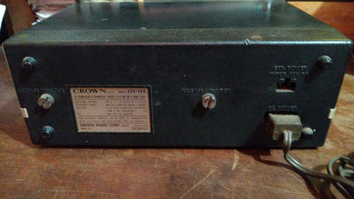 Radio Tv Crown All Transistor Tv - Radio Fm Am Japan (Usado)