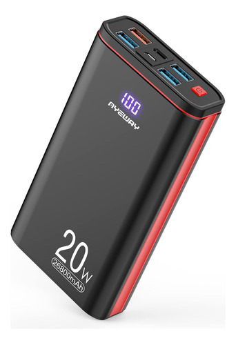 Paquete De Baterías Ayeway Usb C Cargador Portátil Pd 20w Ca