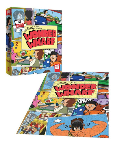 Rompecabezas Usaopoly Bob's Burgers Wonder Wharf, 1000 Pieza