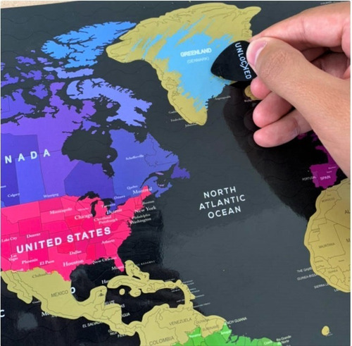 Imagem 10 de 10 de Combo 2x Mapa Mundi + 1x Mapa Do Brasil Unlocked Sem Moldura