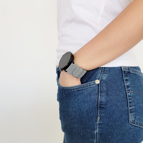 Correa Deportiva Premium Para Samsung Galaxy Watch 3 45 Mm Gray