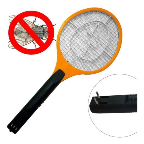 Raqueta Recargable Electrica Mata Moscas Zancudos Mosquitos