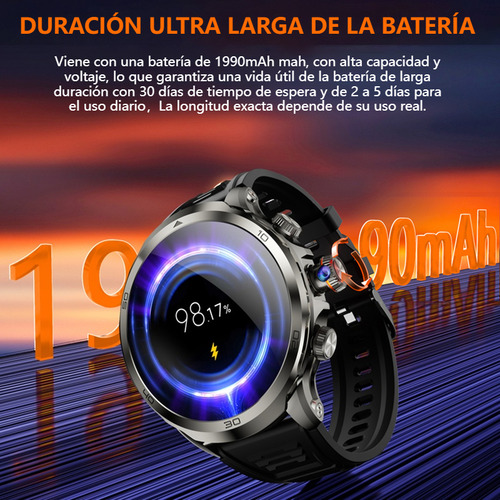 Reloj Inteligente Para Hombre Videollamada Contestar/hacer Llamada Nfc H19 Smart Watch Con Cámara