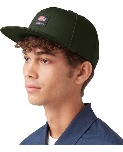 Gorra Plana Para Hombre, Color Verde, Verde, One Size