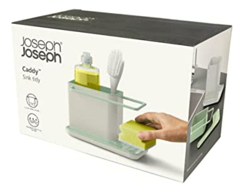Joseph Joseph Organizador Para Fregadero De Cocina, Soporte Color Piedra/salvia