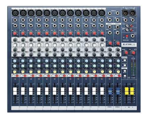 Consola Soundcraft Epm12 12 Canales + Linea Stereo