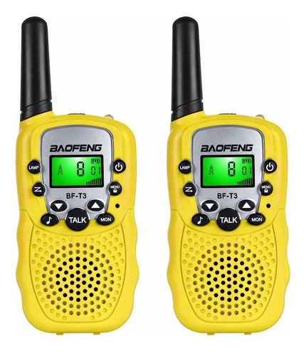 3 Millas Range Walkie Talkie Radio Para Niños, 2 Unidades, C