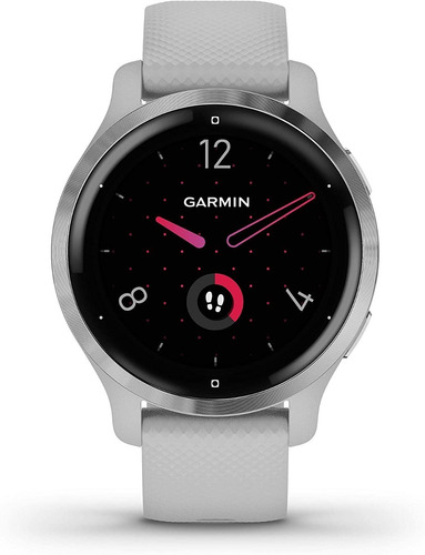 Smartwatch Garmin Venu 2s Sport Caja  Gris Y Bisel  Plateado
