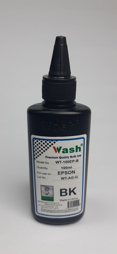 Tinta Negra P/ Imp. Epson 100 Marca Wash