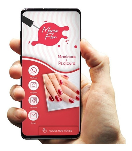 Cartão De Visitas Digital Interativo Com Links