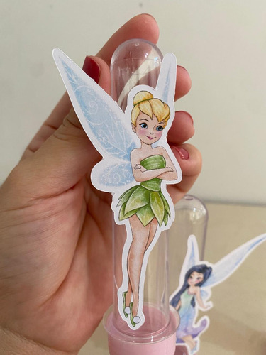 50 Tags Tubete Para Doces Tinker Bell Sininho
