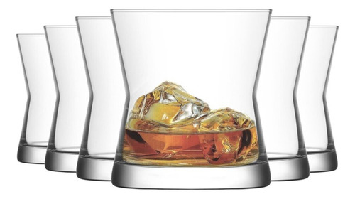 Vasos Bajos Whisky Premium Derin Lav 300ml (set 6) Color Transparente