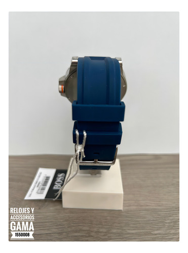Relógio Hugo Boss 1550008 Cor da pulseira: azul, cor da moldura, prata, cor de fundo, azul
