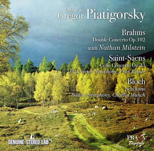 Cd: Tribute To Gregor Piatigorsky - Works By Brahms, Saint-s