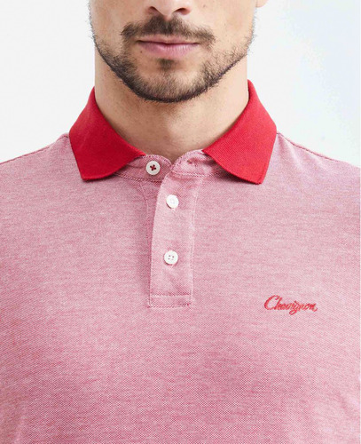 Polo Slim Fit Chevignon 609f009 Rojo Chil