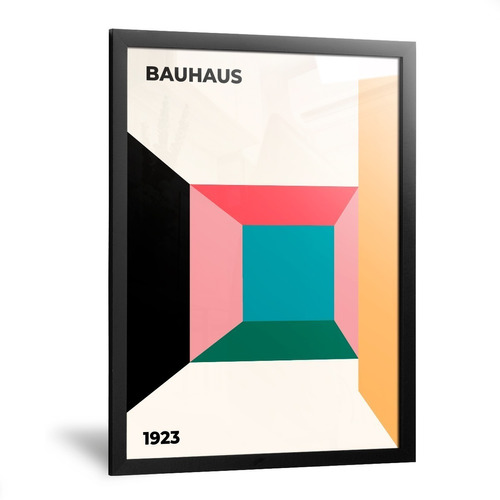 Cuadros Escuela Bauhaus Abstractos Figuras Geométricas 20x30