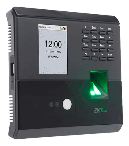 Reloj Checador ZKTeco MB10VL Biometrico Huella Rostro Checadas en la Nube Color Negro