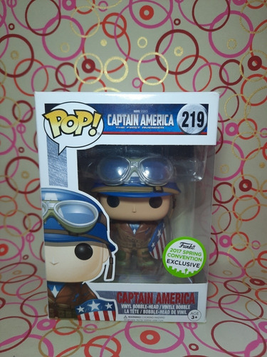 Funko Pop Capitan America Eccc El Primer Vengador Exclusive