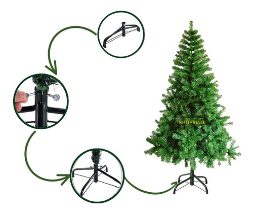 Pinheiro Árvore De Natal 800 Galhos 2,10m Grande | Parcelamento sem juros Pinheiro Árvore De Natal 800 Galhos 2,10m Grande | Parcelamento sem juros
