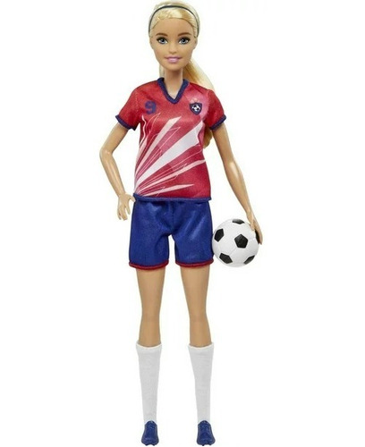 Barbie Mattel Barbie Muñeca Futbolista Rubia 2022
