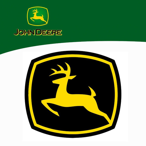 Calcos Logo John Deere 13x11cm