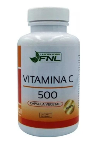 Vitamina C 120 Capsulas 500mg