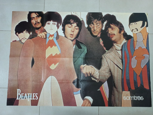 Revista Pôster The Beatles Som Três 7 (Usado)