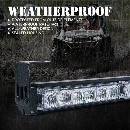 Imagen 4 de 8 de Barra De Luz Led 30 Pulgadas, Trasera Rzr Can Am X3 Polaris