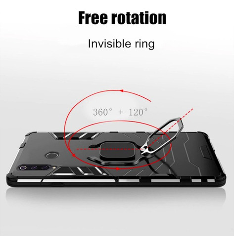 Funda Uso Rudo Magnético Para Oppo A38 + Mica