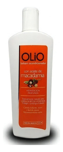 Acondicionador Olio Macadamia Aceite Profesional X420ml