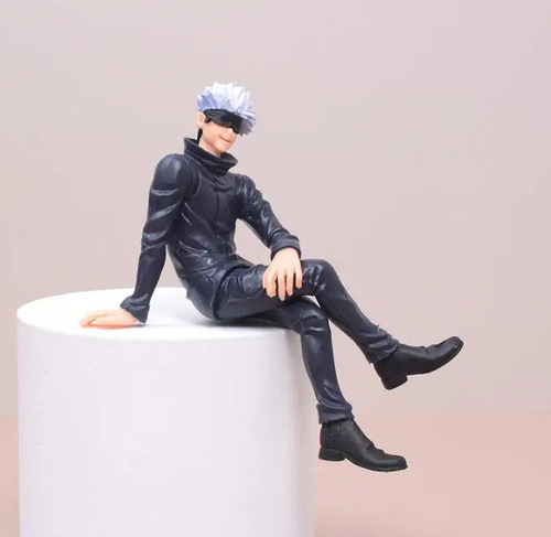 . Modelo De Boneco De Brinquedo Satoru Gojo, Versão Sentada,