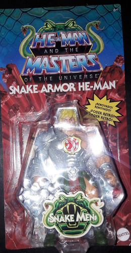 Masters Of The Universe Snake Armor He-man Mattel Unpunched (Usado)
