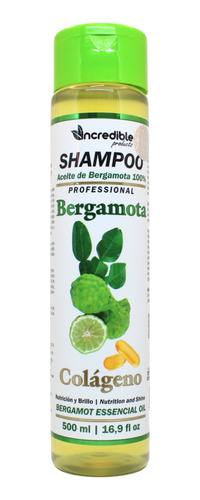 Shampoo Bergamota Colageno Brillo Nutricion Shampo 500ml