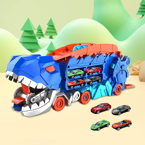 Sjp Zjcompatible Minicamión De 8 Coches De Juguete Con