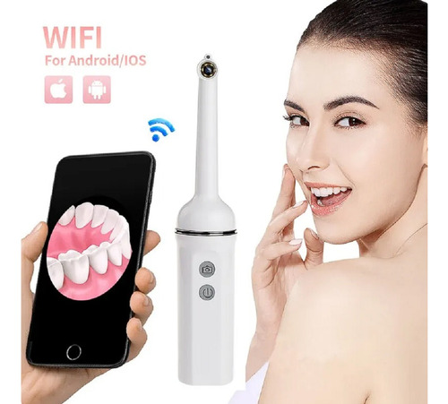 Endoscopio Inalámbrico Wifi Oral Dental 6 Luz Led Cámara 