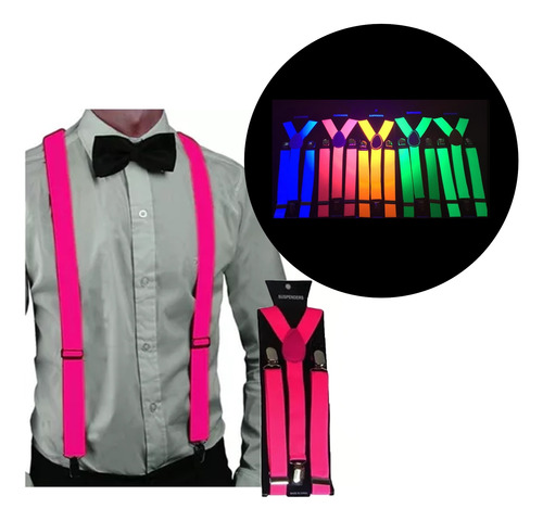 Set  1 Tirador Fluor Y Normal Fiesta Unisex Cotillon Clown